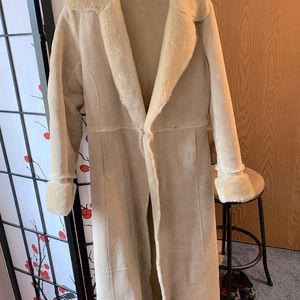 Like new Leather Full length Coat